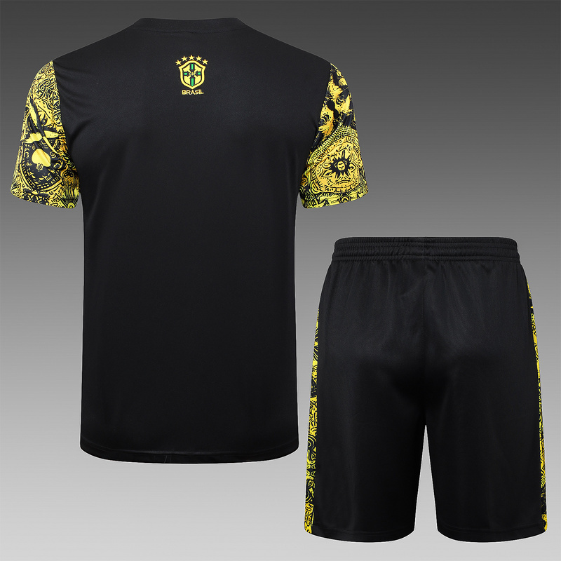 24/25 Brazil Yellow Training Set Shirt and Shorts