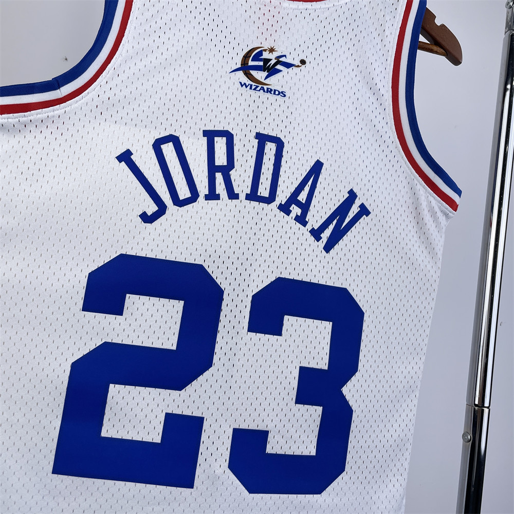 NBA Retro 2003 All-Star White Jersey JORDAN#23 S-XXL