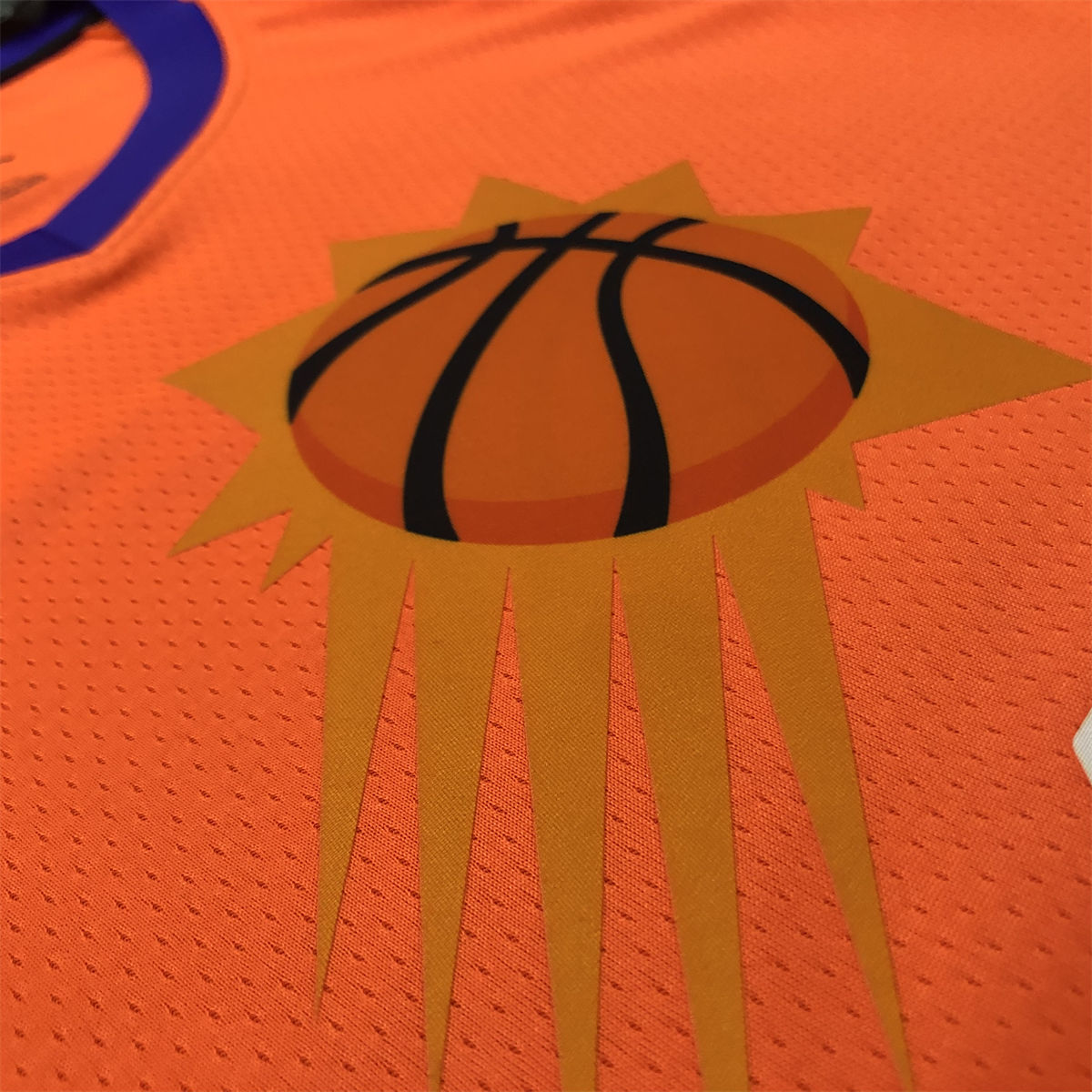 NBA Phoenix Suns V-Neck Orange jersey PUAL#3 S-XXL