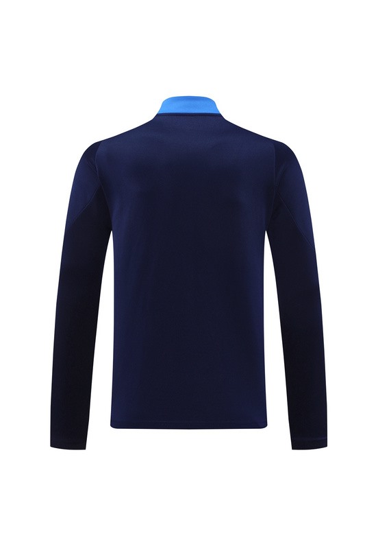2024 Juventus Royal Blue Jacket Training Suit Set Football Team Shirt Sports Fashion