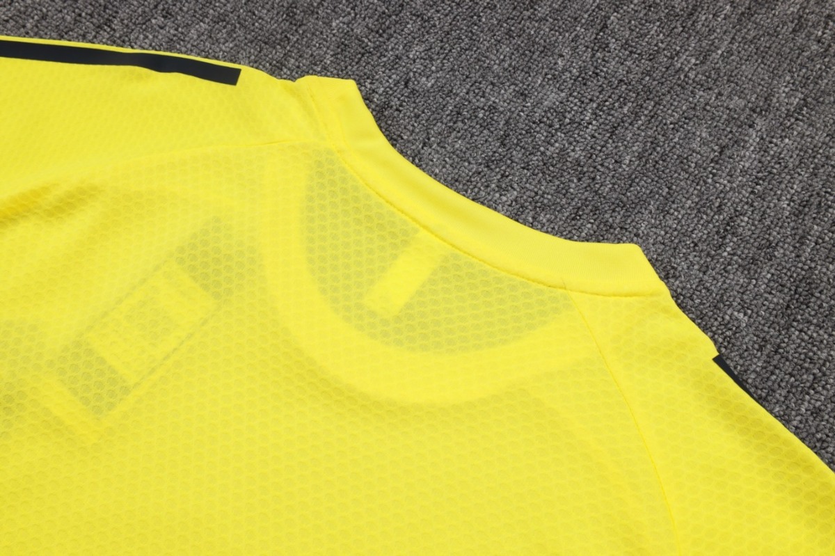 2026 Real Madrid Yellow Training Set Shirt and Shorts