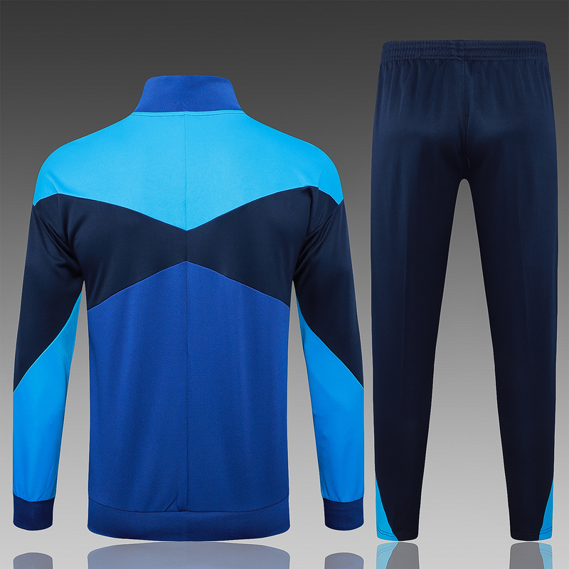 2024/25 Chelsea Blue Jacket Training Suit Set Football Team Shirt Sports Fashion