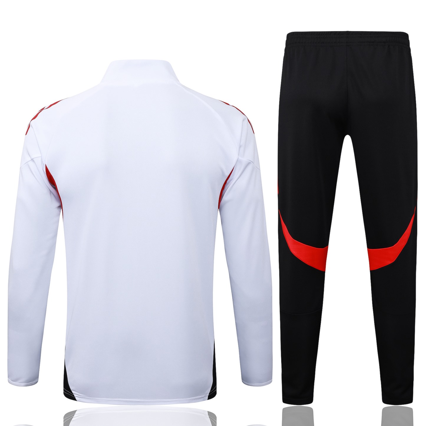 2025/26 Bayern Munich white Jacket Training Suit Set Football Team Shirt Sports Fashion