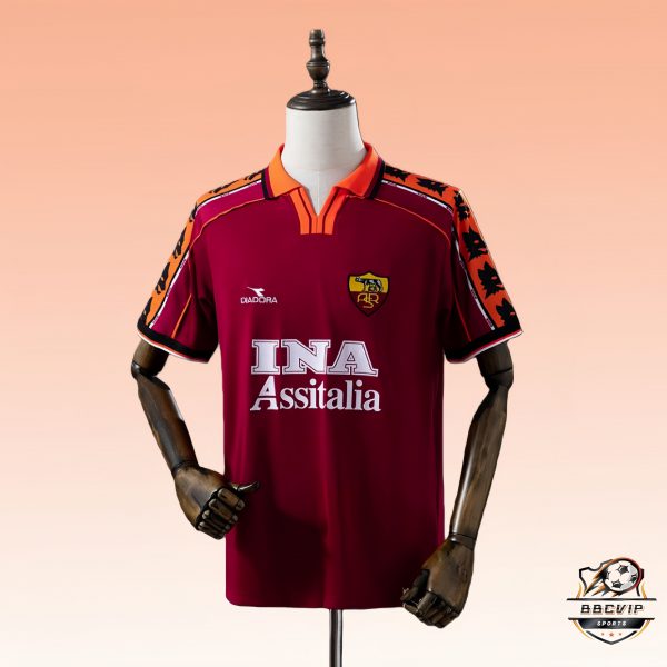 Retro Roma 98/99 Home  jersey Fan Version