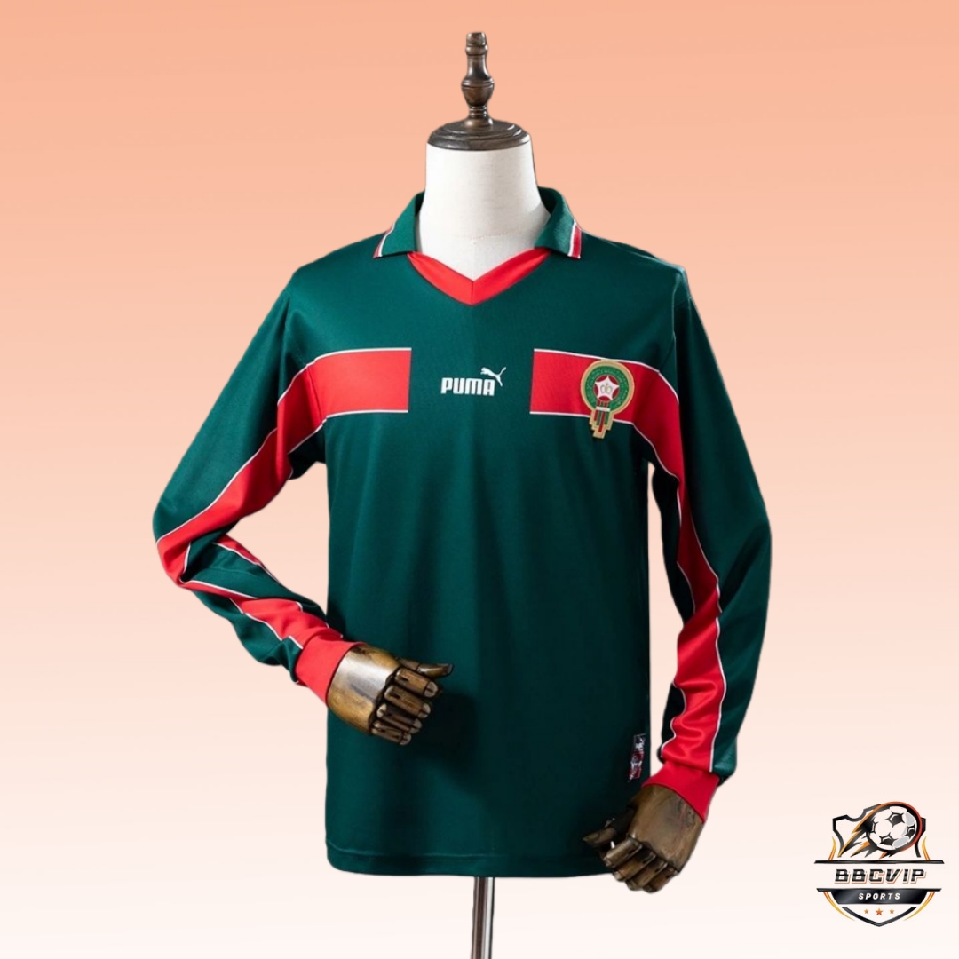 Retro Morocco 1998 Second Away jersey Fan Version