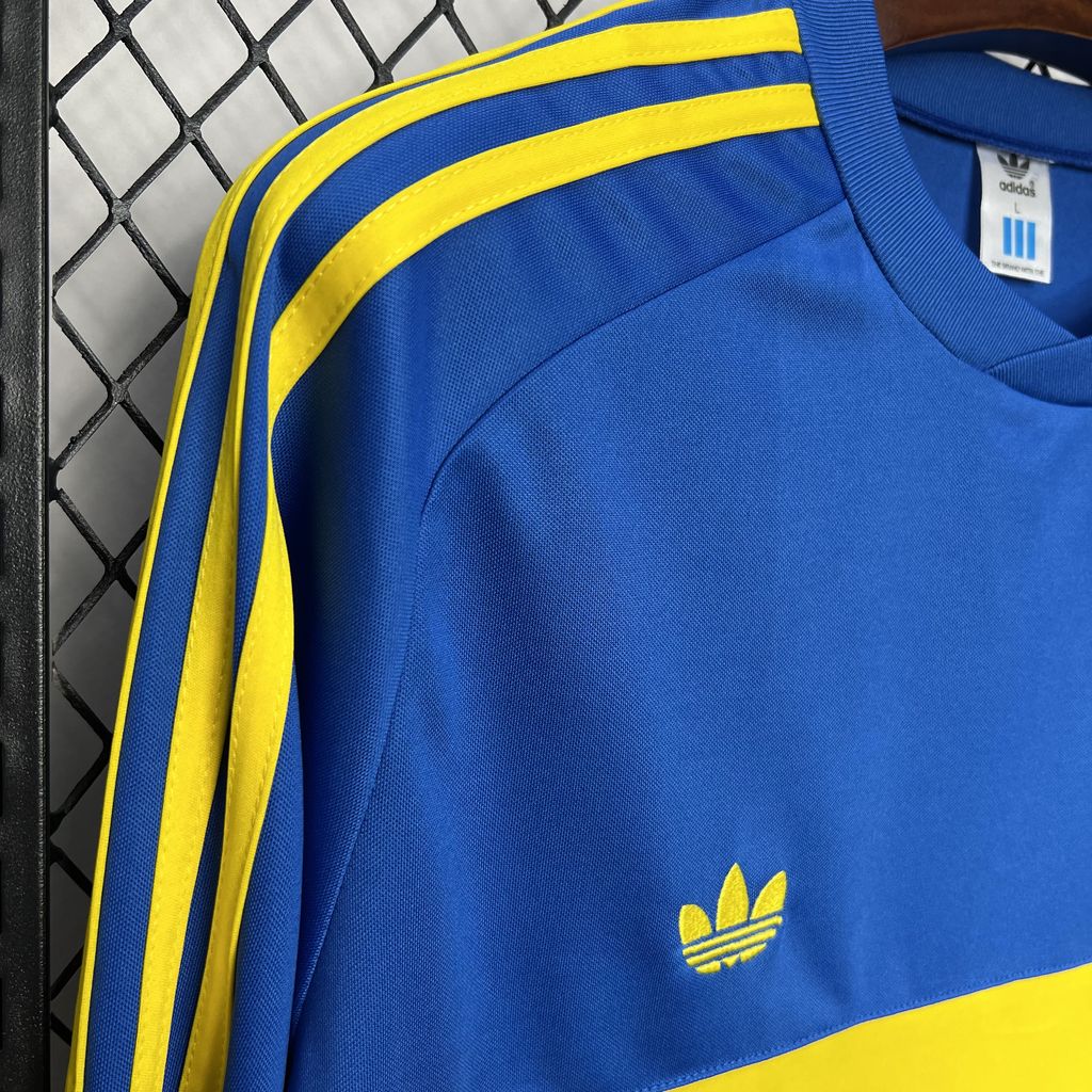 Retro Boca Juniors 1981 Home Long Sleeve jersey Fan Version