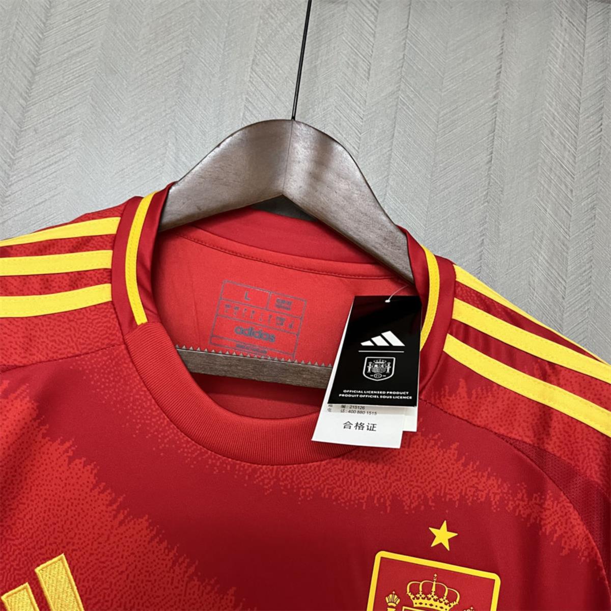 24/25 Spain UEFA Euro 2024 Champions Home Jersey Fan Version