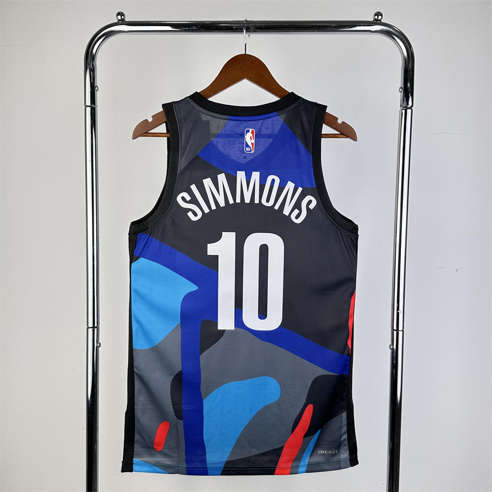 NBA Brooklyn Nets SIMMONS#10 2023/24 City Edition Swingman Jersey S--XXL
