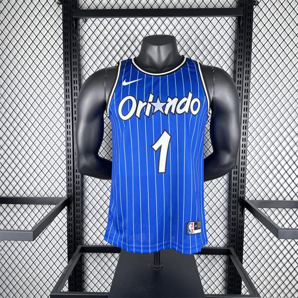 NBA Orlando Magic 2019 Retro Edition Round Neck Blue Jersey HARDAWAY#1 S-XXL