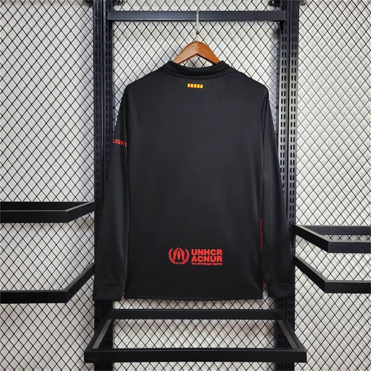 24/25 Barcelona Away Long Sleeve jersey Fan Version