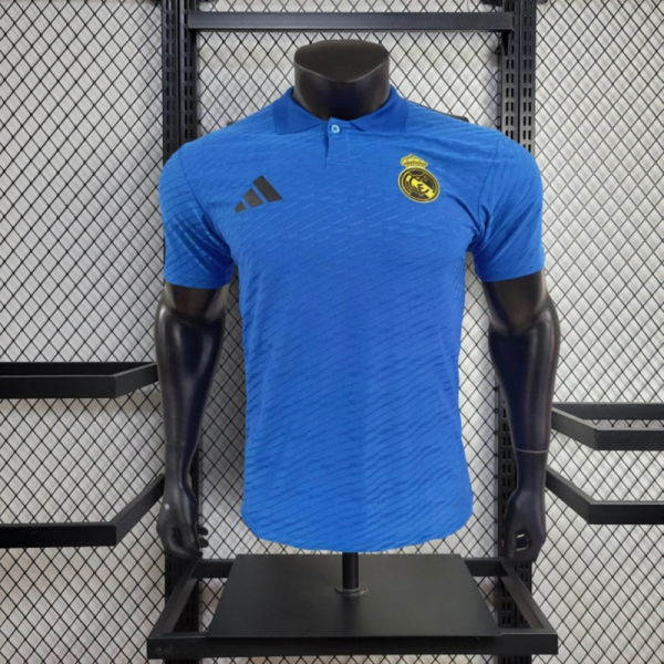 25/26 Real Madrid POLO Special Edition Blue jersey Player Version