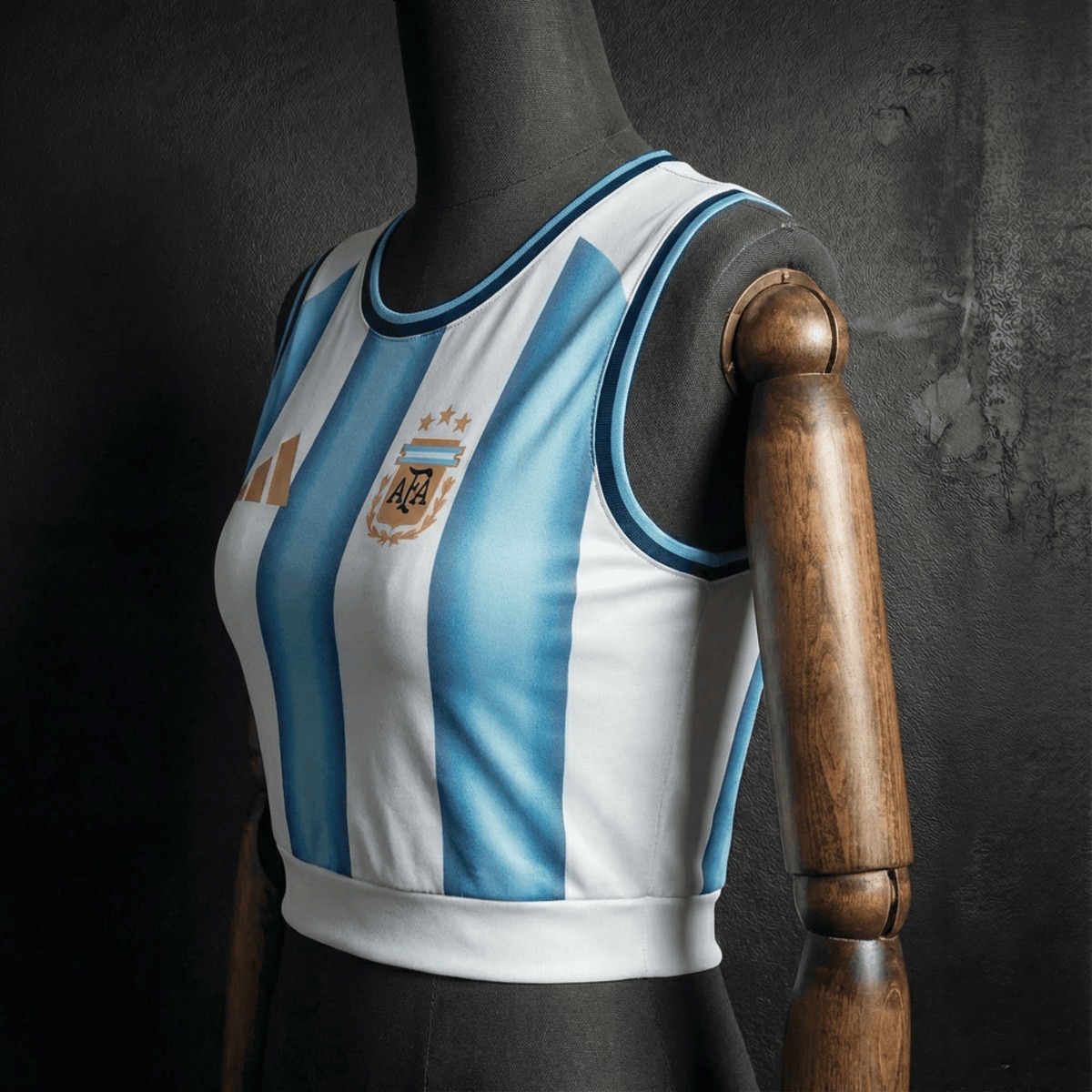 Women's Football Vest Argentina 2026 World Cup Home Jersey