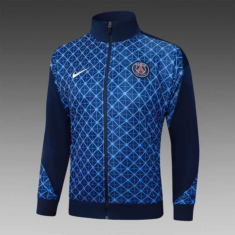 2024/25 Paris Royal blue Jacket Training Suit Set Football Team Shirt Sports Fashion
