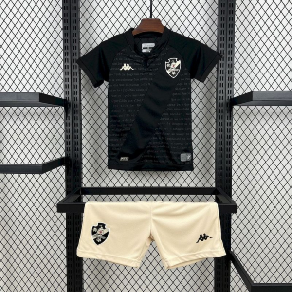 2024/25 Vasco da Gama Black jersey kids Kits size: 16-28