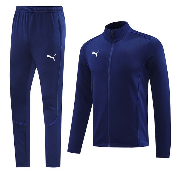 2024 Puma Royal Blue Jacket Training Suit Set Football Team Shirt Sports Fashion