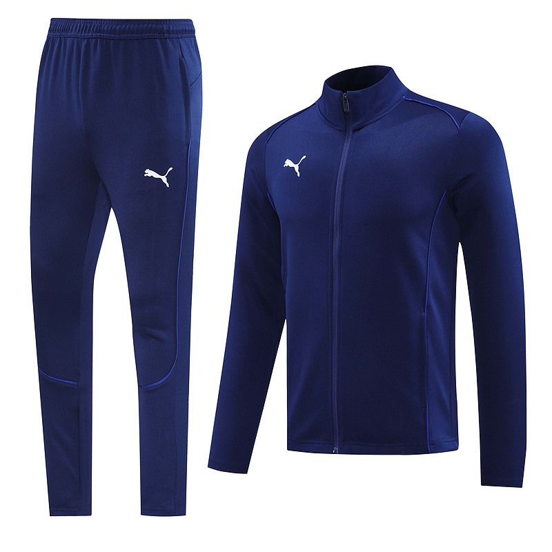 2024 Puma Royal Blue Jacket Training Suit Set Football Team Shirt Sports Fashion