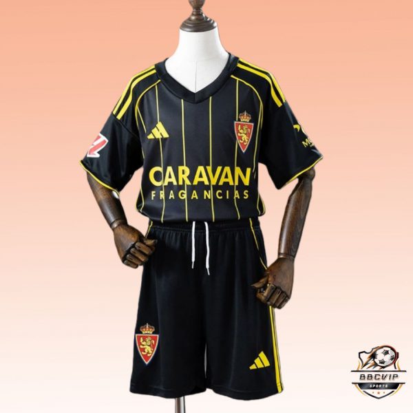 2025/26 Real Zaragoza Away jersey Kid Kits Size 16-28