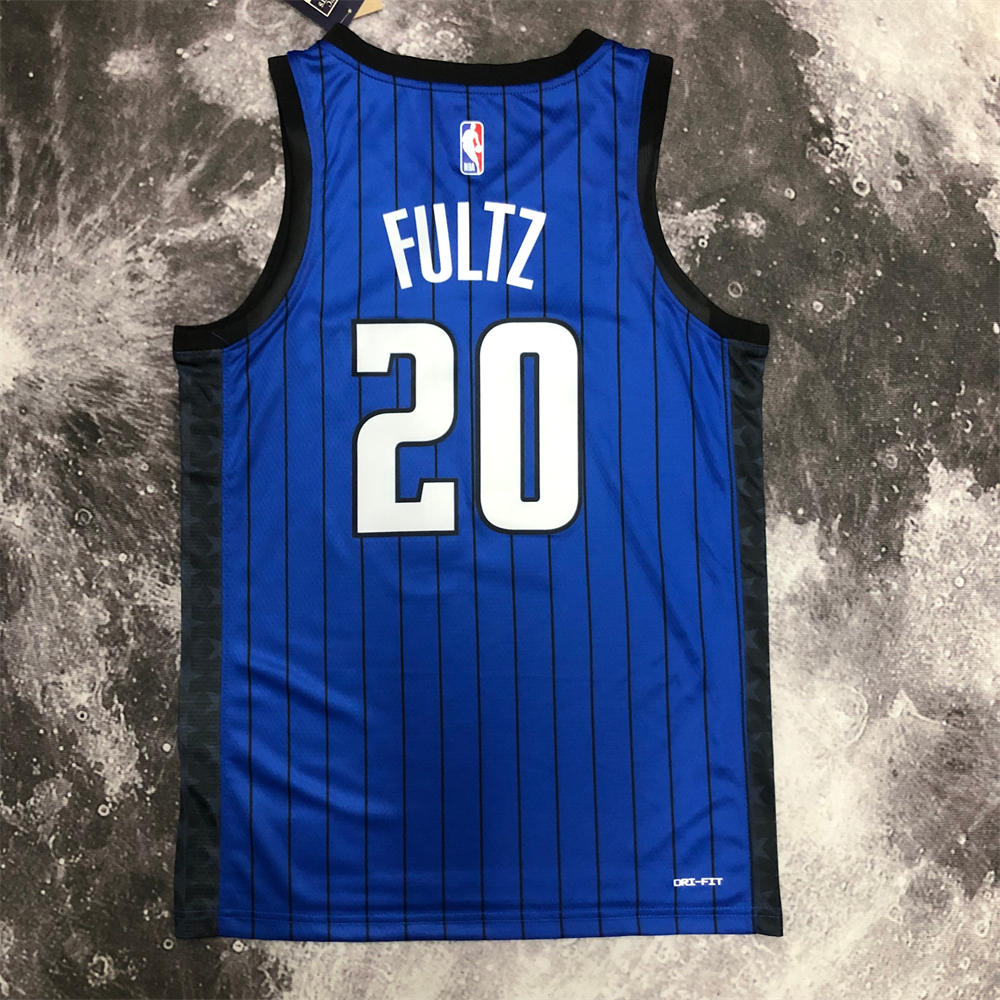 NBA Orlando Magic V-Neck Jersey Blue FULTZ#20 S-XXL