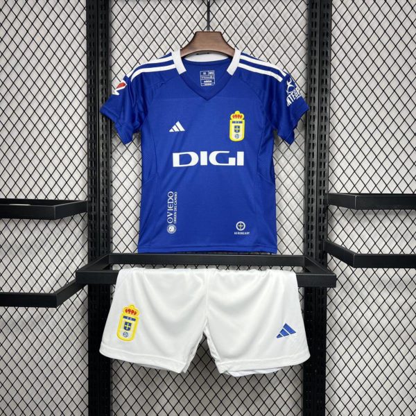 2024/25 Real Oviedo Home jersey Kid Kits Size 16-28
