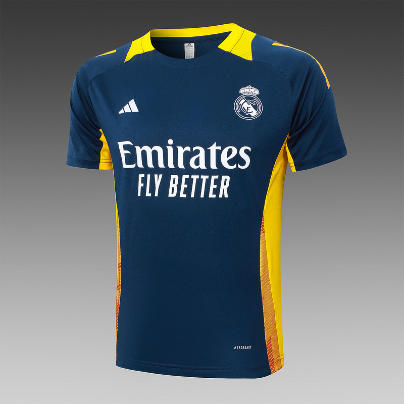 24/25 Real Madrid Royal blue Training Set Shirt and Shorts