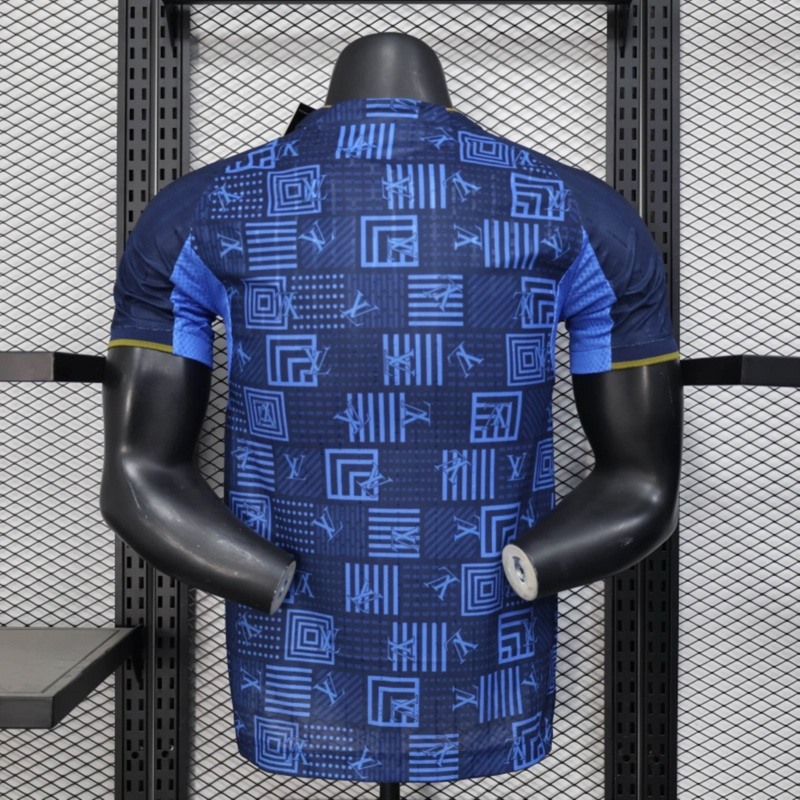 25/26 Real Madrid Training Blue jersey Player Version