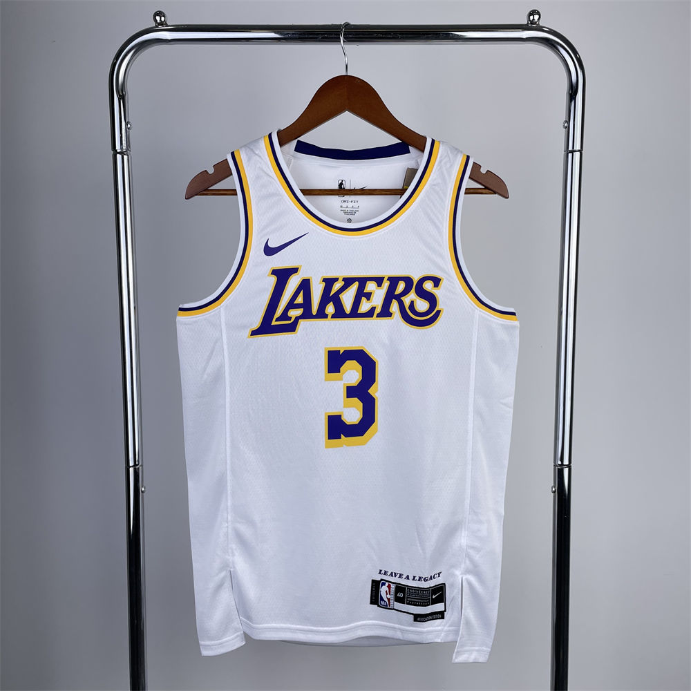 NBA Los Angeles Lakers DAVIS#3 2022/23 White Association Edition Swingman Jersey S-XXL