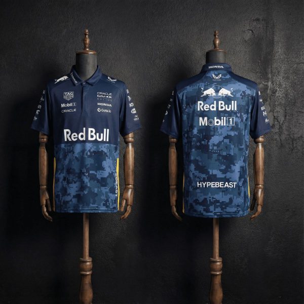 F1 Racing Oracle Red Bull 2025 Black Hypebeast POLO