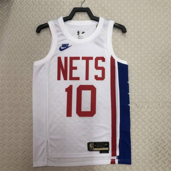 NBA Brooklyn Nets Round Neck White Jersey SIMMONS#10 S-XXL
