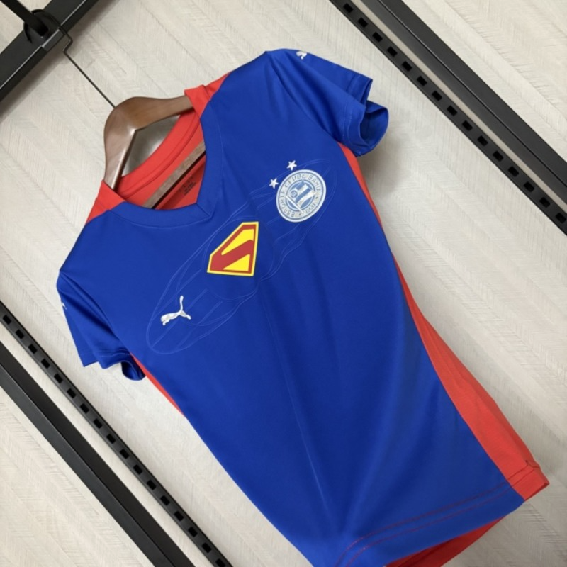 2025/26 Bahia Superman Blue Women's Jersey Fan Version