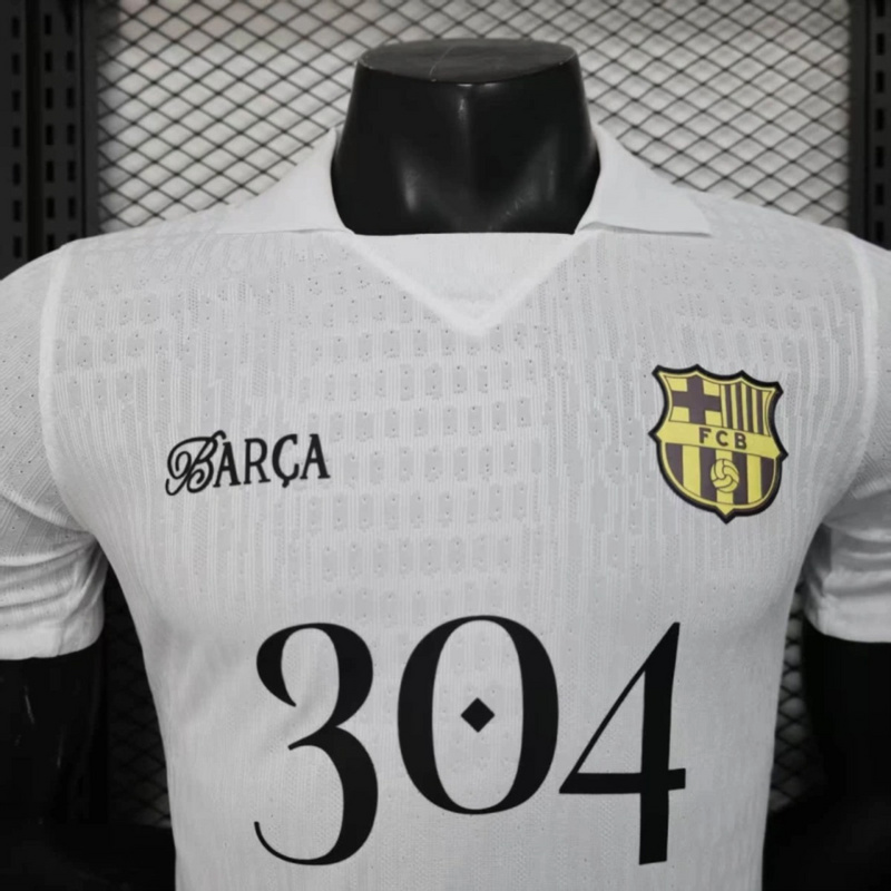 2025/26 Barcelona Special Edition White jersey Player Version