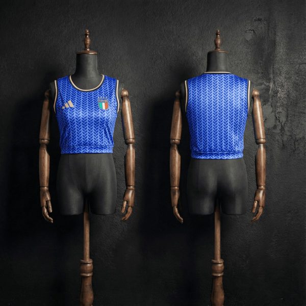 Women's Football Vest Italy 2026 World Cup Home Jersey