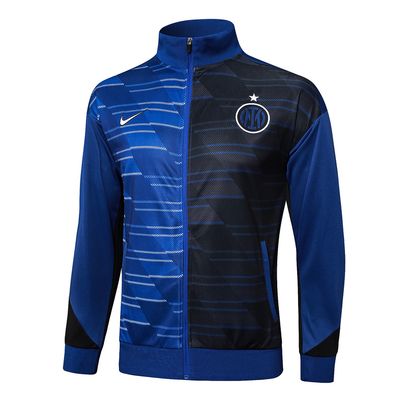 2024/25 Inter Milan Royal blue Jacket Training Suit Set Football Team Shirt Sports Fashion