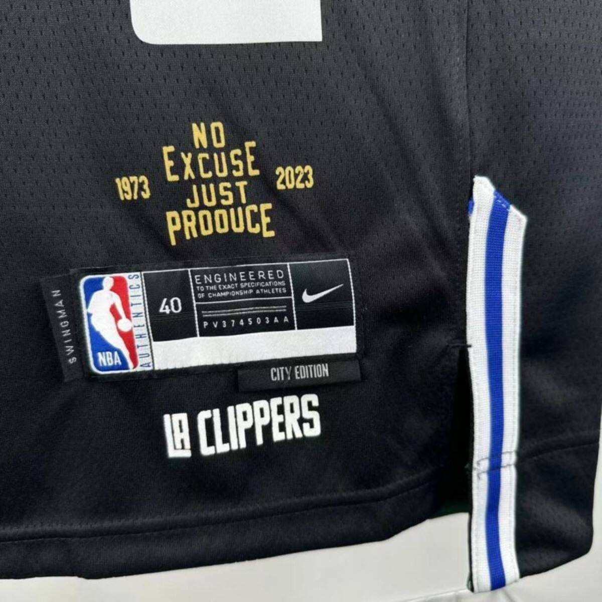 NBA Los Angeles Clippers V-Neck Black Jersey PAULl#3 S-XXL