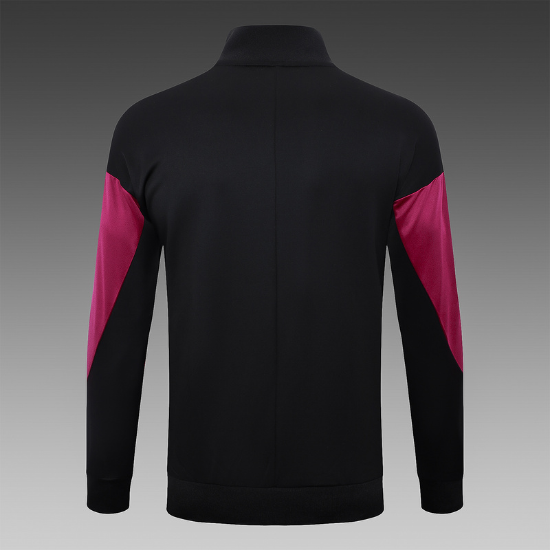 2024/25 Paris Black Jacket Training Suit Set Football Team Shirt Sports Fashion