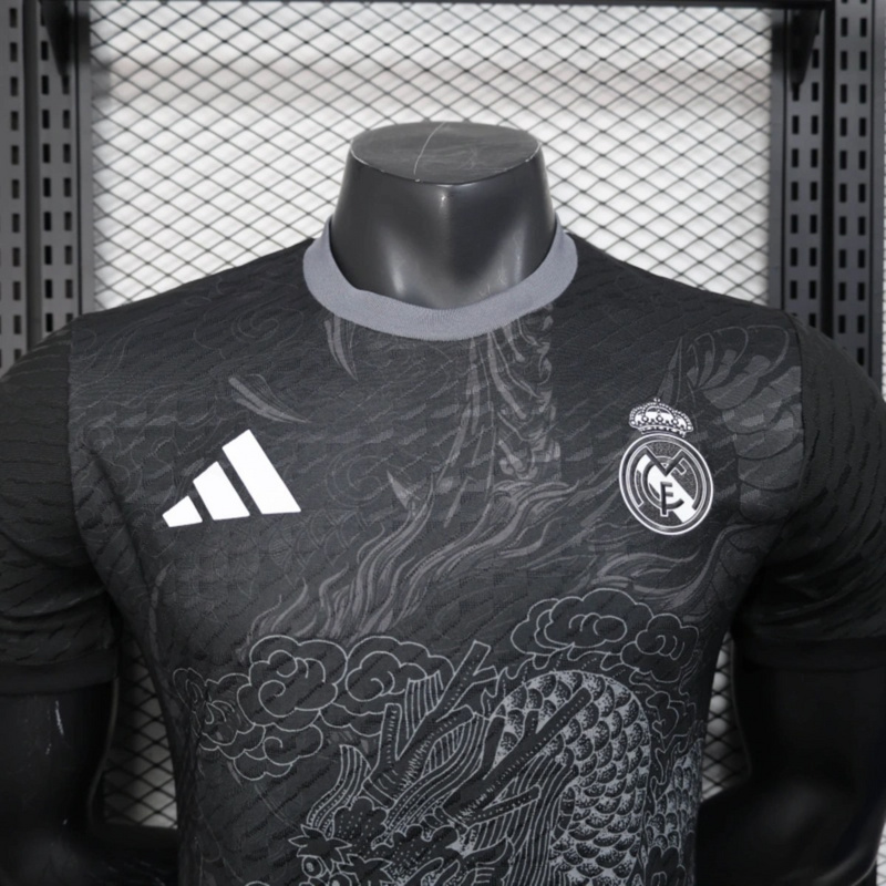 2025/26 Real Madrid Dragon edition Black jersey Player Version