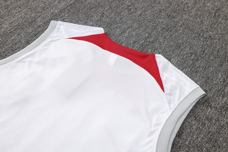 24/25 Liverpool White Training Set Shirt and Shorts