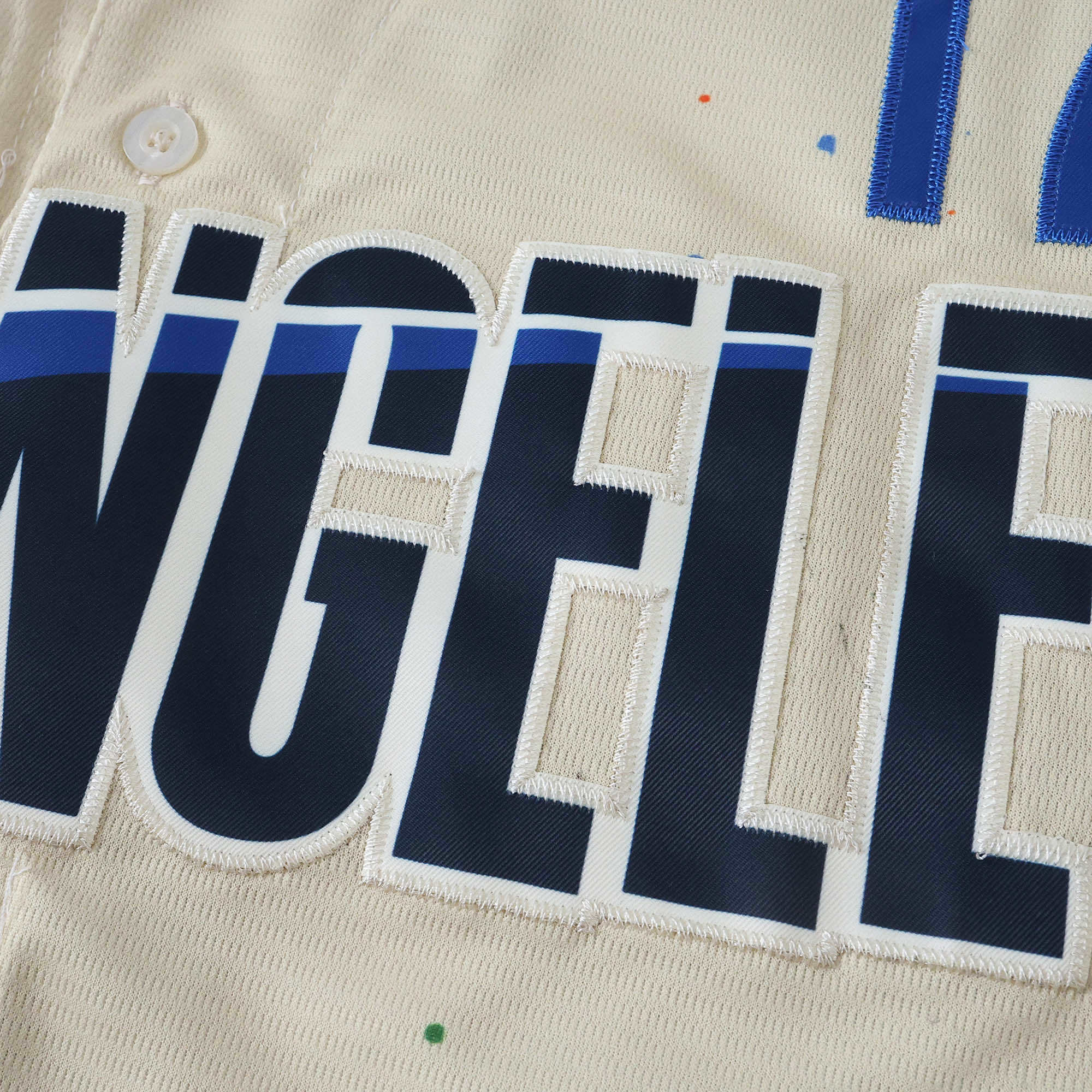MLB LosAngeles Dodgers Beige Jersey Flower Edition OHTANI #17