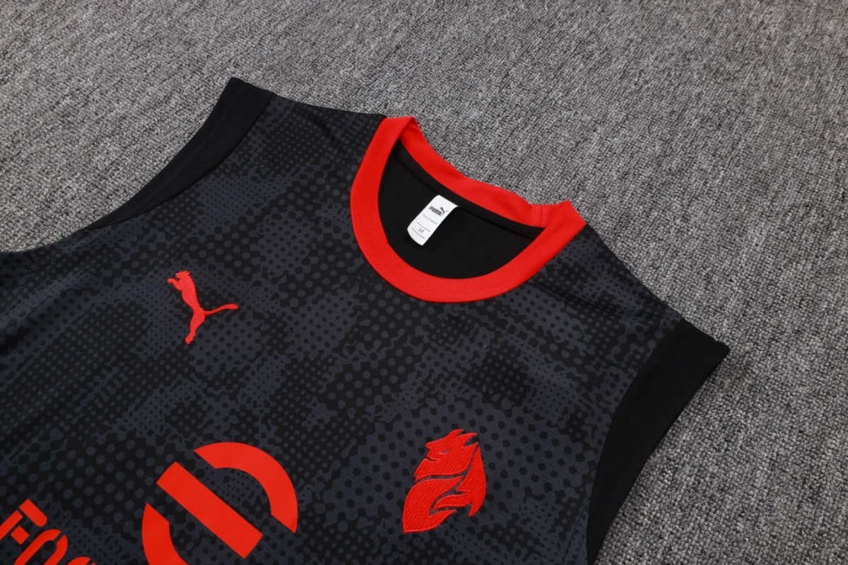 2026 AC Milan Black Training Set Shirt and Shorts