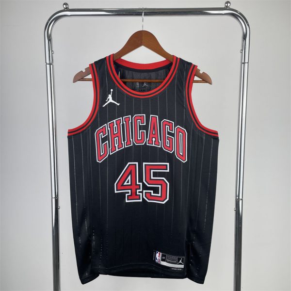 NBA Chicago Bulls Michael JORDAN#45 2022/23 Black JORDAN Edition Swingman Jersey S-XXL
