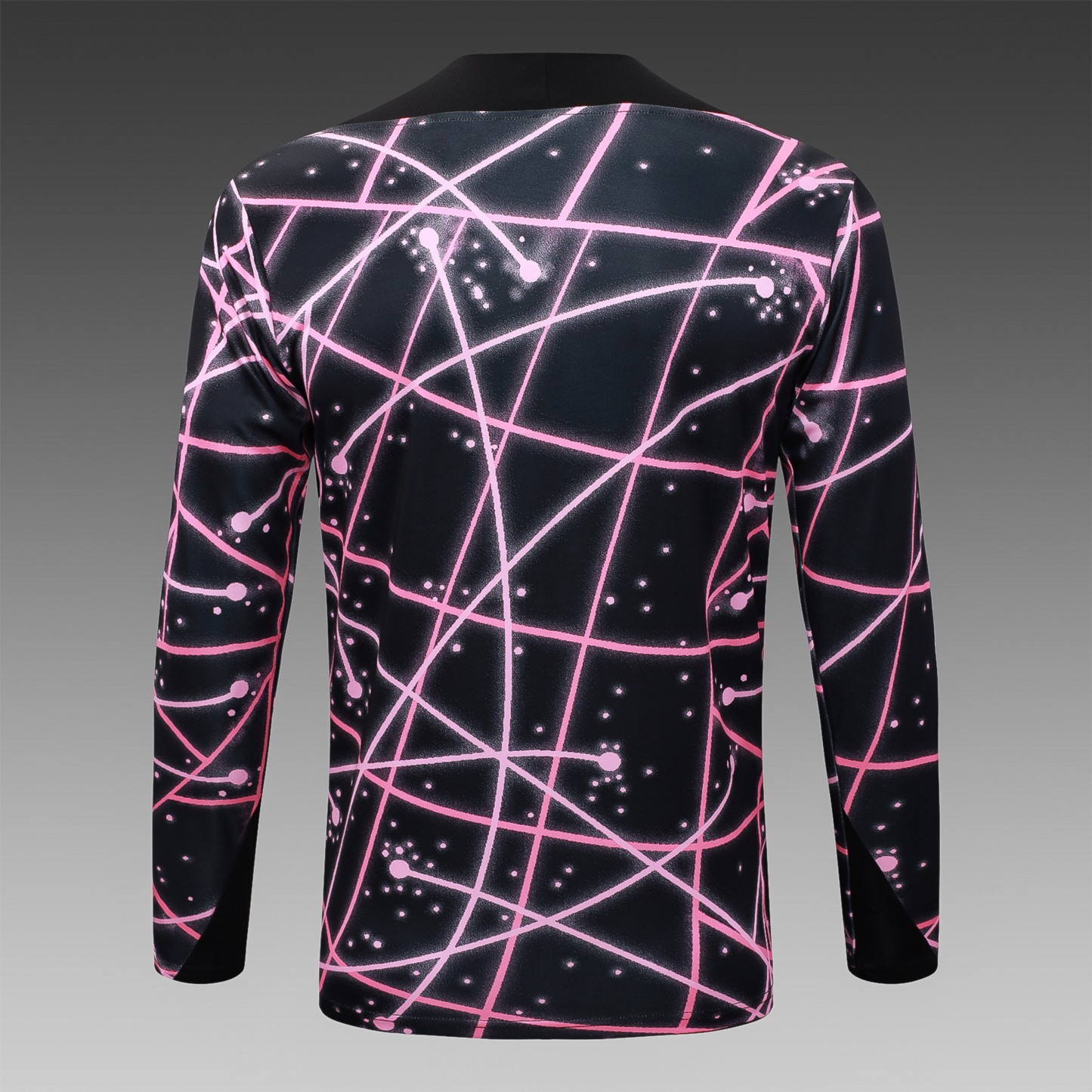 202526 Paris blackish purple Long-sleeved half-pull training kit Football team kit