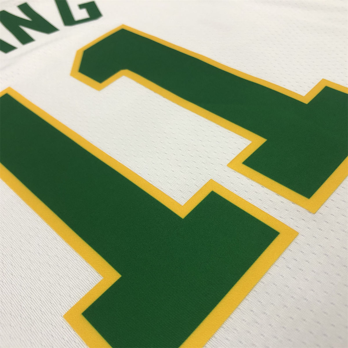 NBA Boston Celtics Round Neck White Jersey IRVING #11 S-XXL
