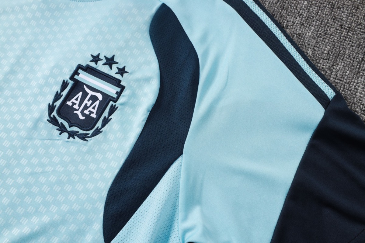 2026 Argentina Sky blue Training Set Shirt and Shorts