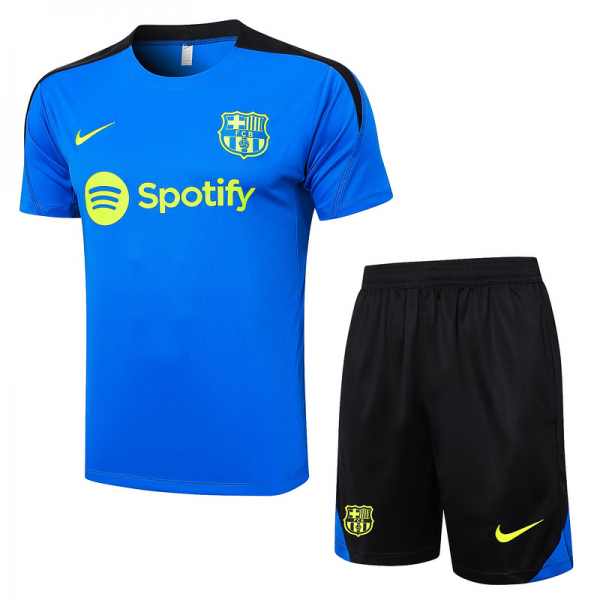 24/25 Barcelona Blue Training Set Shirt and Shorts