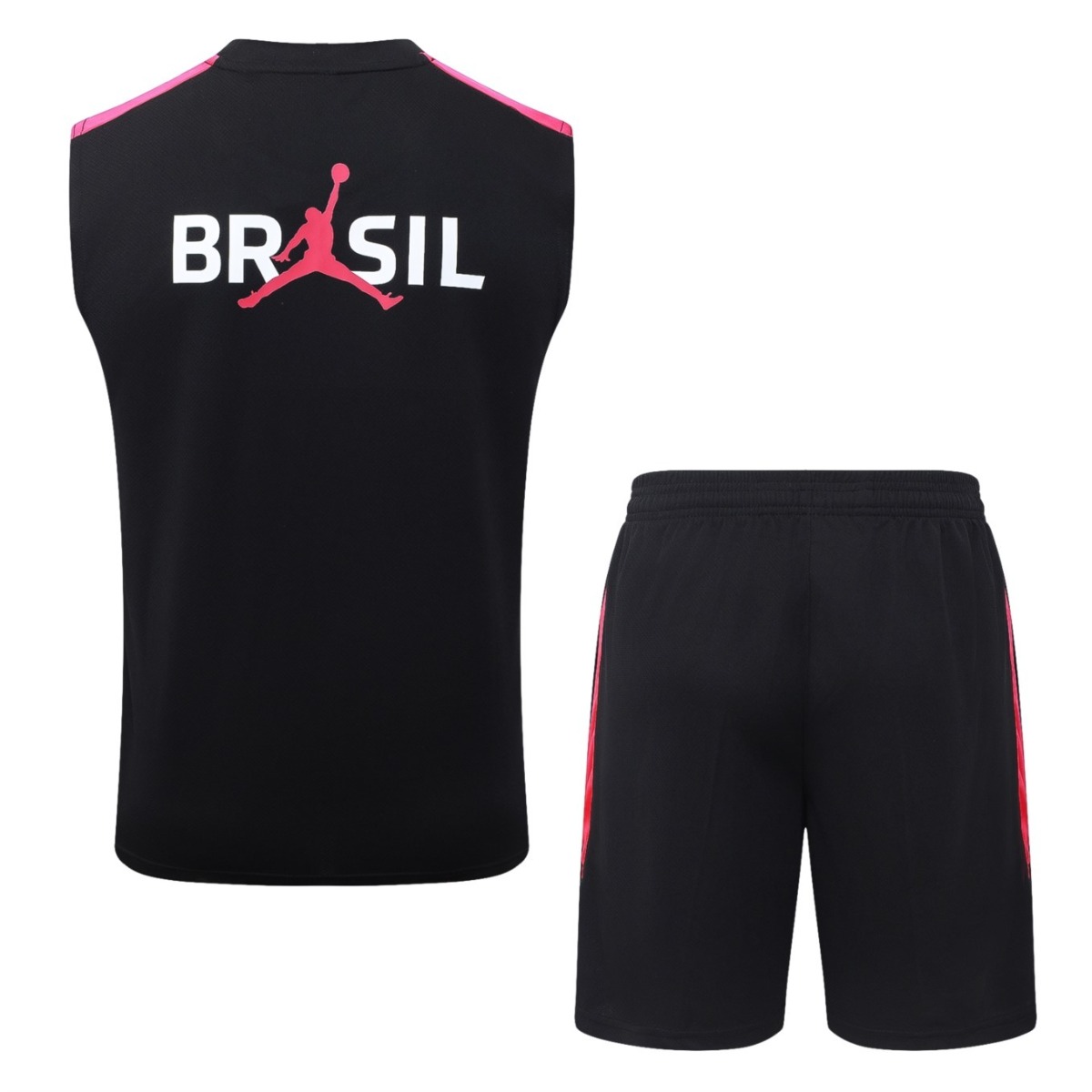 2026 Brazil Black Training Set Shirt and Shorts