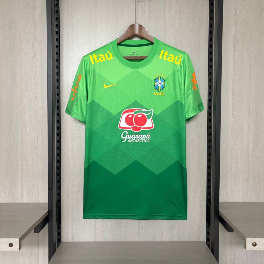 2022 Brazil Training Green jersey Fan Version