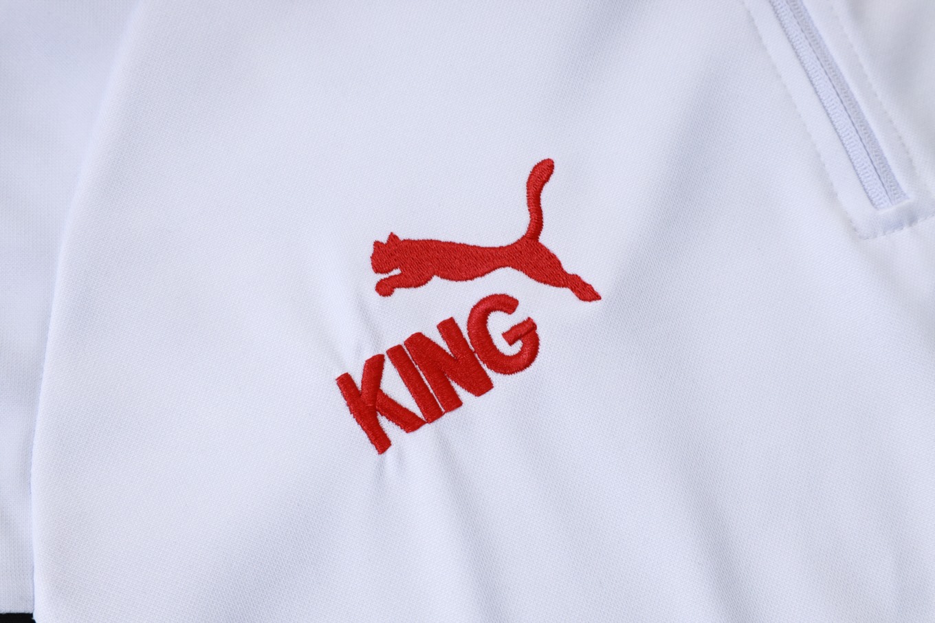 202526 AC Milan White Long-sleeved half-pull training kit Football team kit