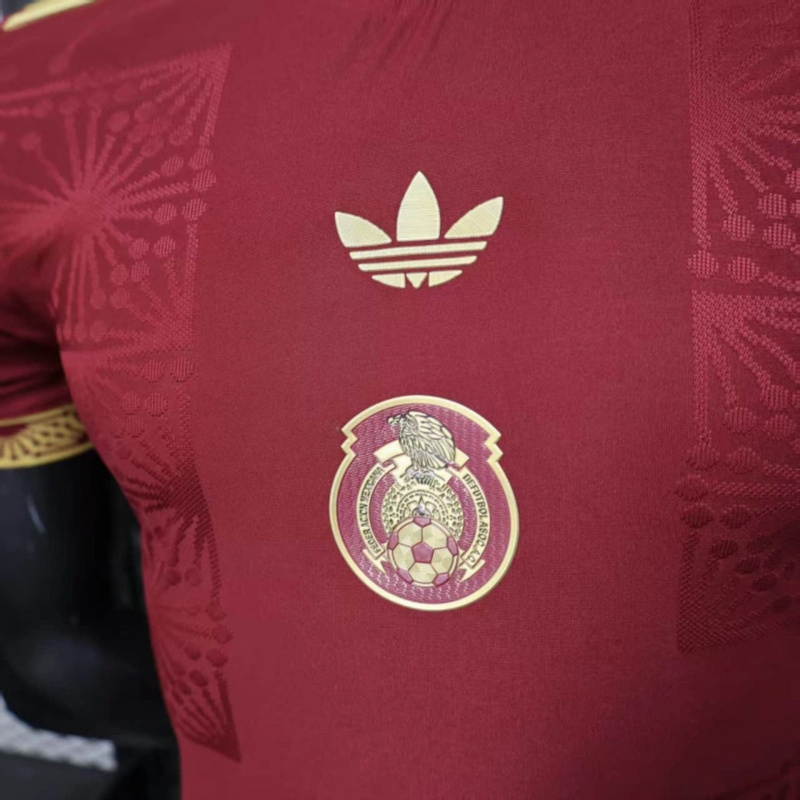2025/26 Mexico Gold Cup Champion Edition Red jersey Player Version