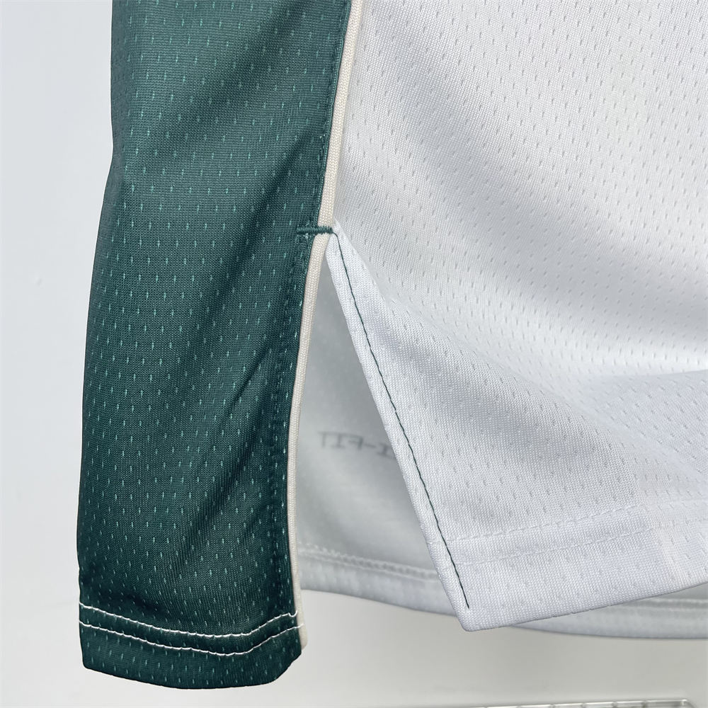 NBA Milwaukee Bucks V-Neck 2023 White jersey LILLARD#0 S-XXL