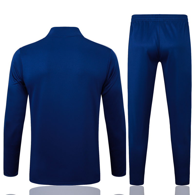 202526 Arsenal Colorful Blue Long-sleeved half-pull training kit Football team kit