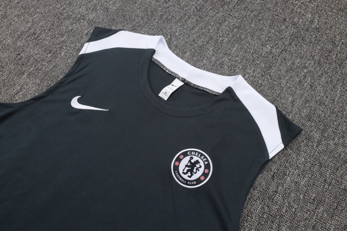 2026 Chelsea Dark gray Training Set Shirt and Shorts